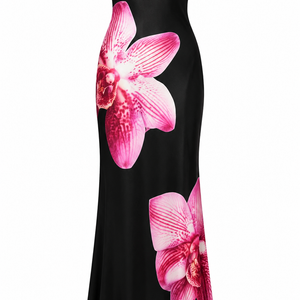 Damen Schlauch-Top Hohl Rückenloses Kleid