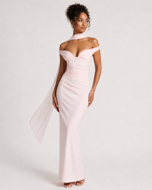The Capri Scarf Gown