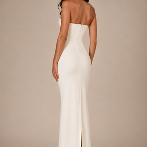 Roma Abendkleid — Trägerloses Sweetheart-Maxikleid in Bodycon-Passform