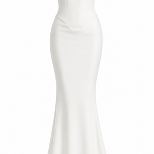 Roma Abendkleid — Trägerloses Sweetheart-Maxikleid in Bodycon-Passform