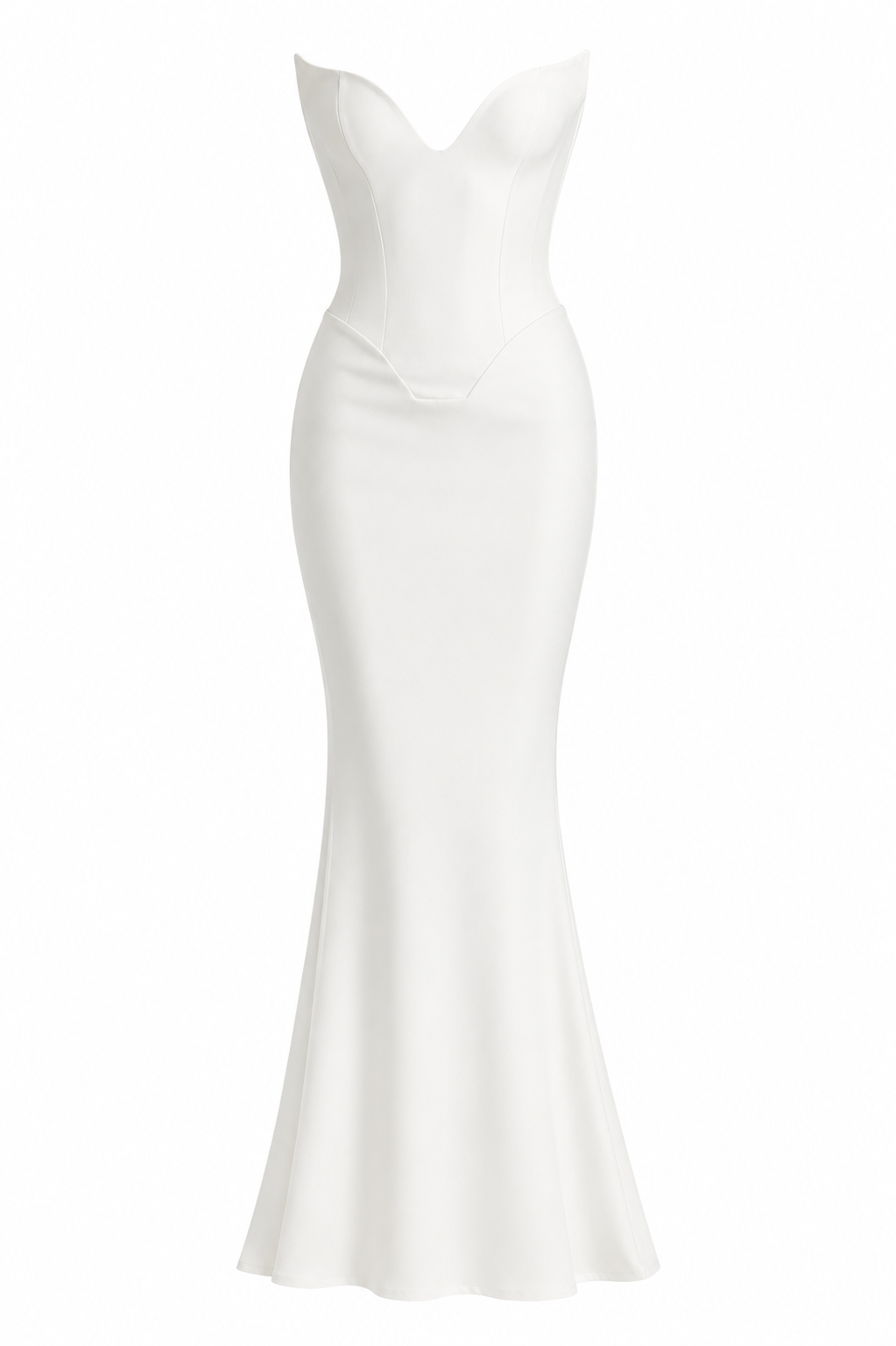 Roma Abendkleid — Trägerloses Sweetheart-Maxikleid in Bodycon-Passform