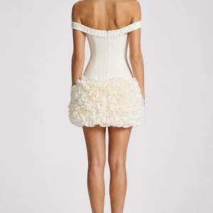 Calista Rosette Mini Dress