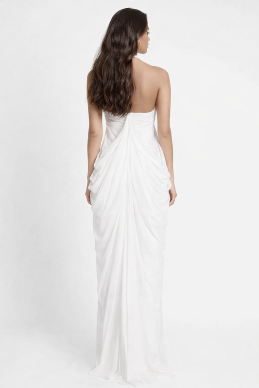 Elise Bow Back Mini Dress