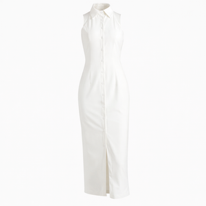 Mara Maßgeschneidertes Neckholder-Maxikleid