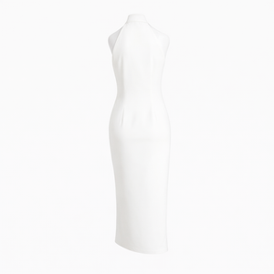 Mara Maßgeschneidertes Neckholder-Maxikleid