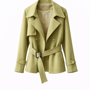 Elara Belted Short Trench