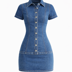 The Denim Mini Skirt