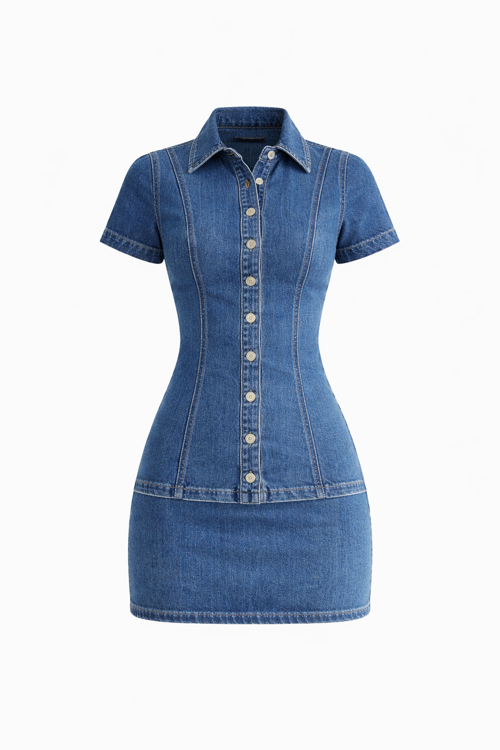 The Denim Mini Skirt