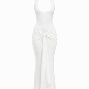 Riviera Drape Halter Maxi