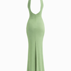 Riviera Drape Halter Maxi