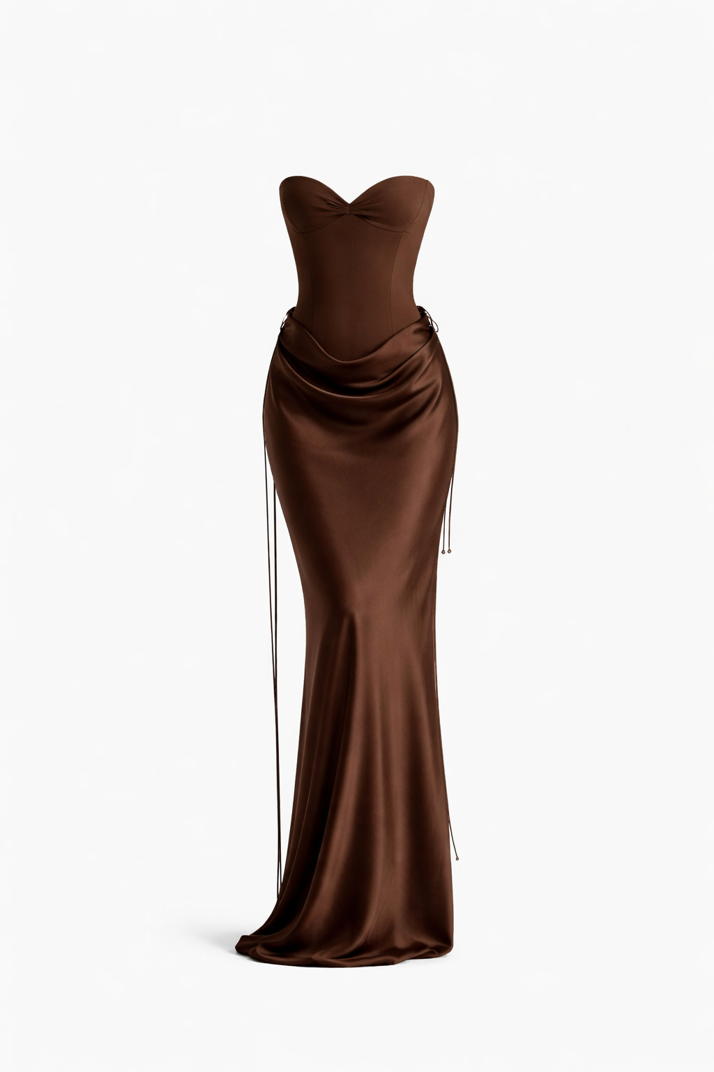 Serafina Silk Drape Dress