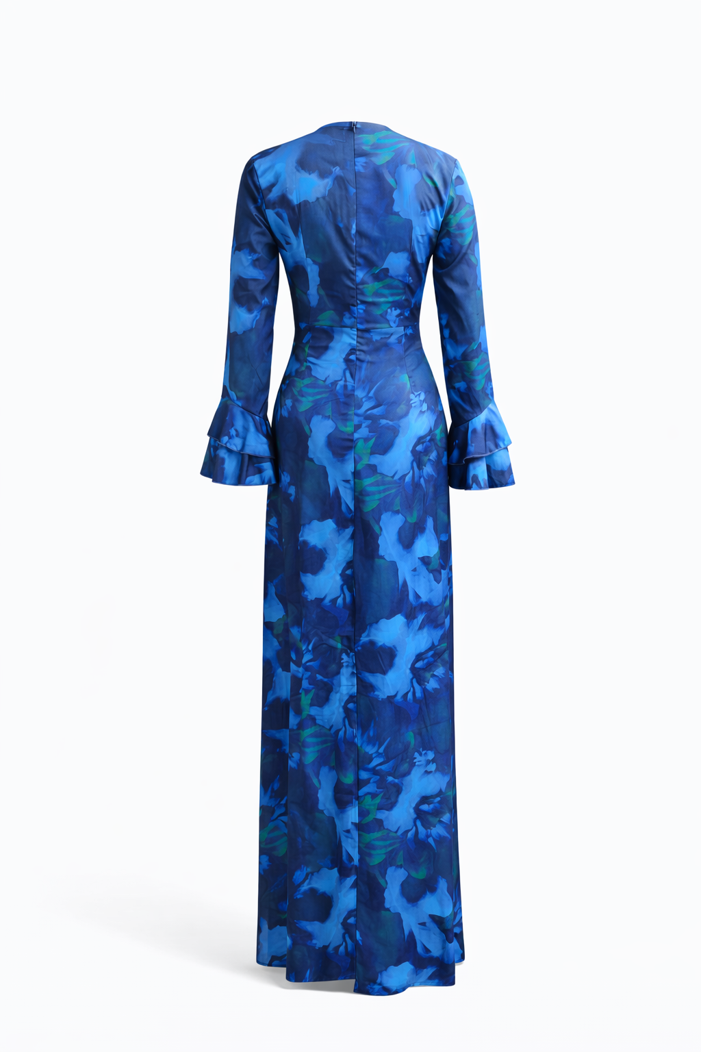 Azura Printed Wrap Maxi Dress