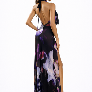 Santorini Neckholder Maxikleid