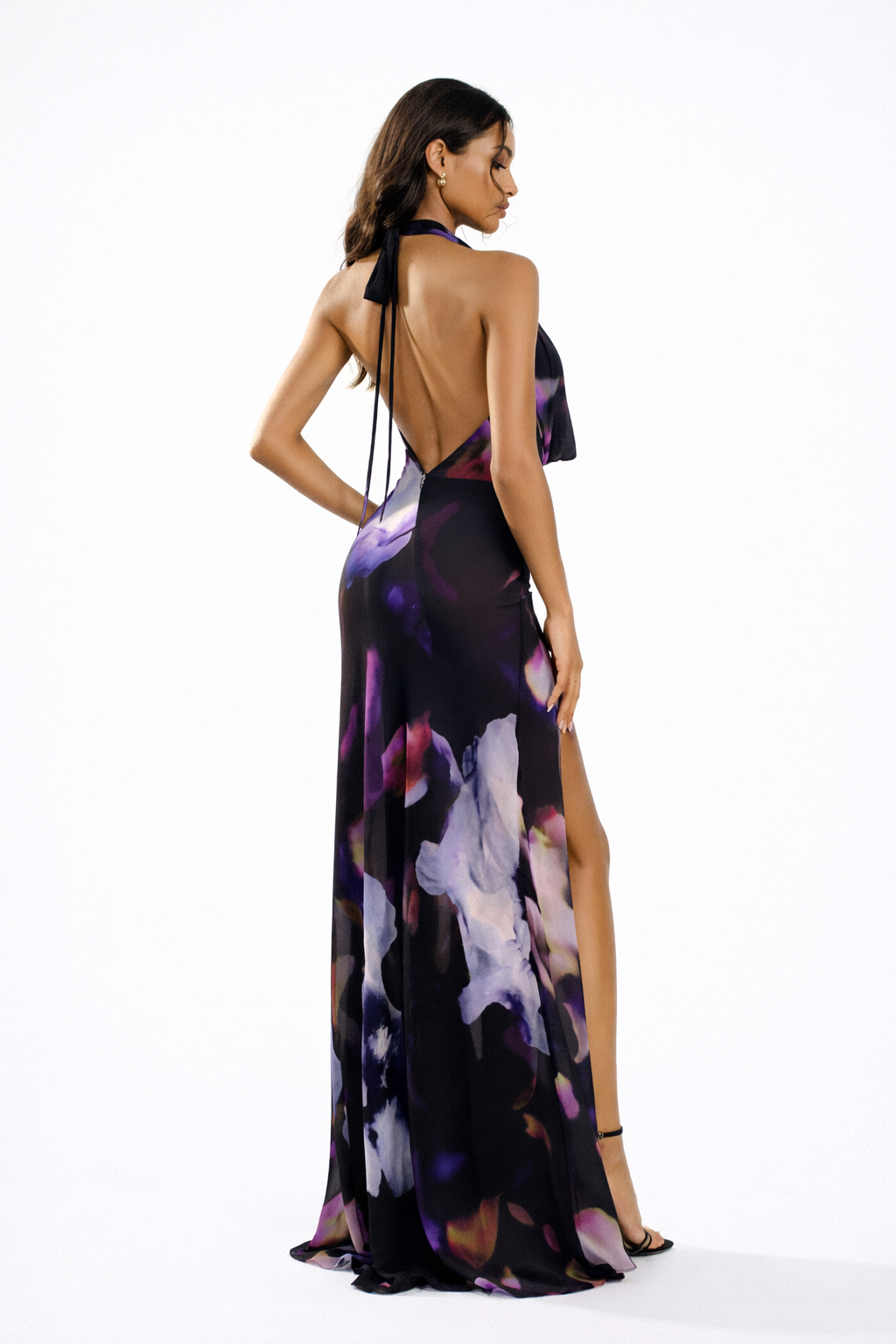 Santorini Neckholder Maxikleid