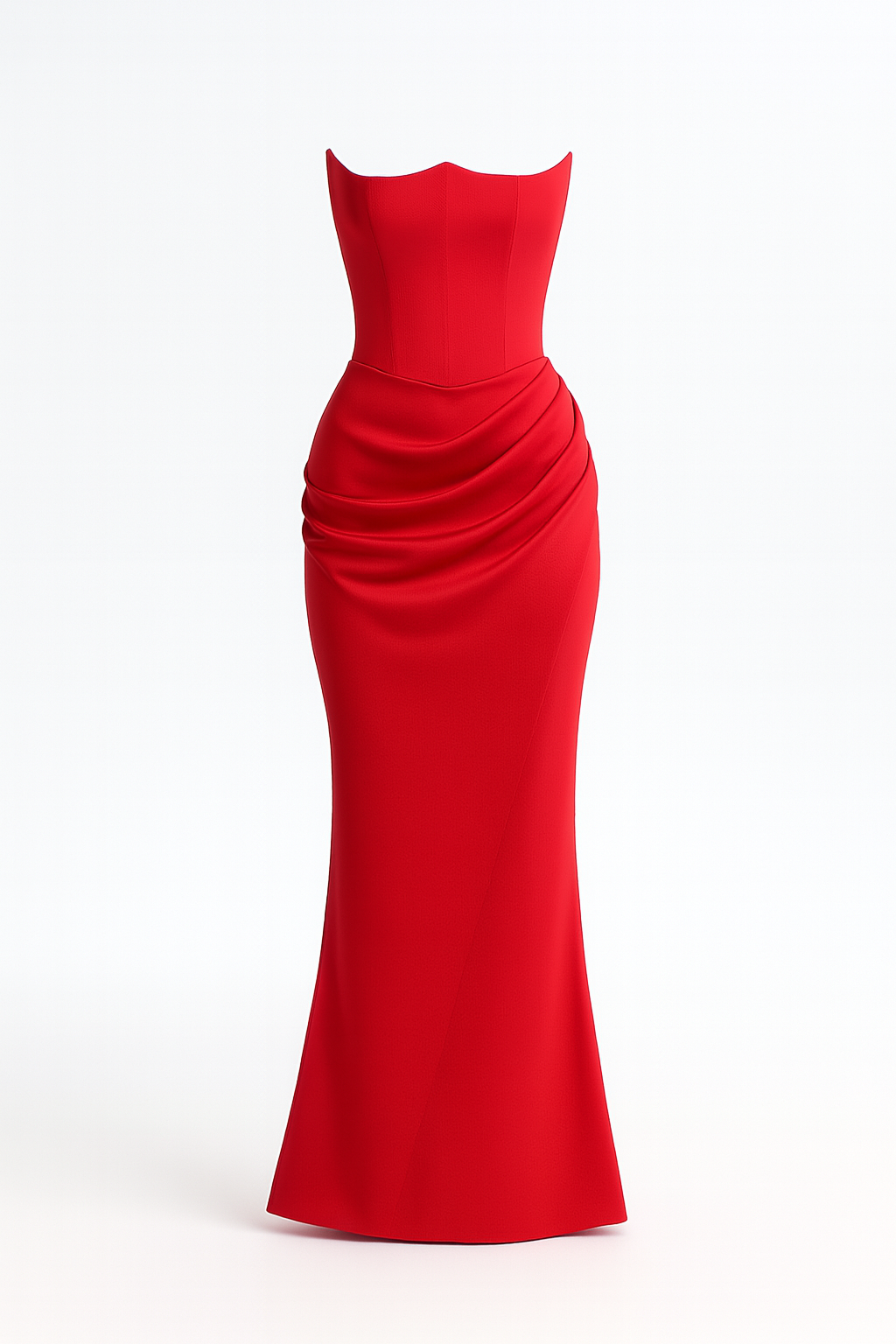 The Aurelie Draped Tube Gown