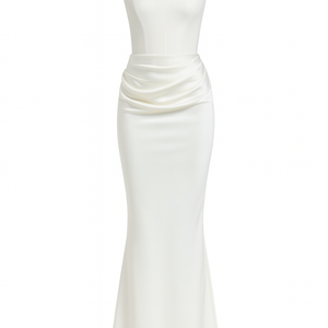The Aurelie Draped Tube Gown