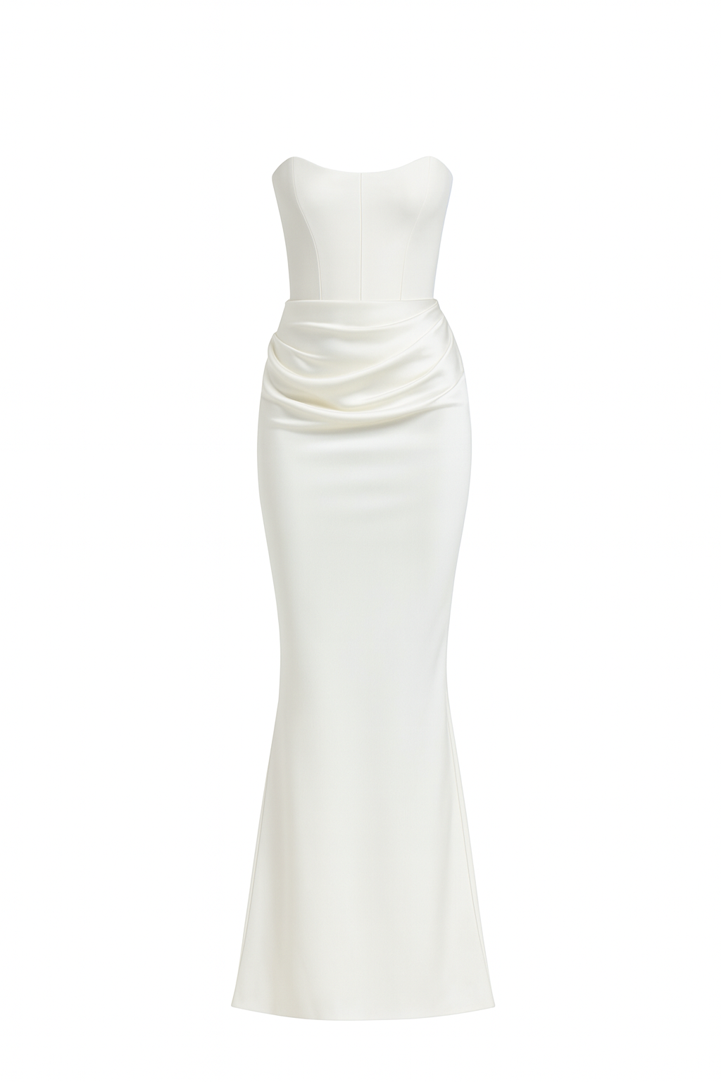 The Aurelie Draped Tube Gown