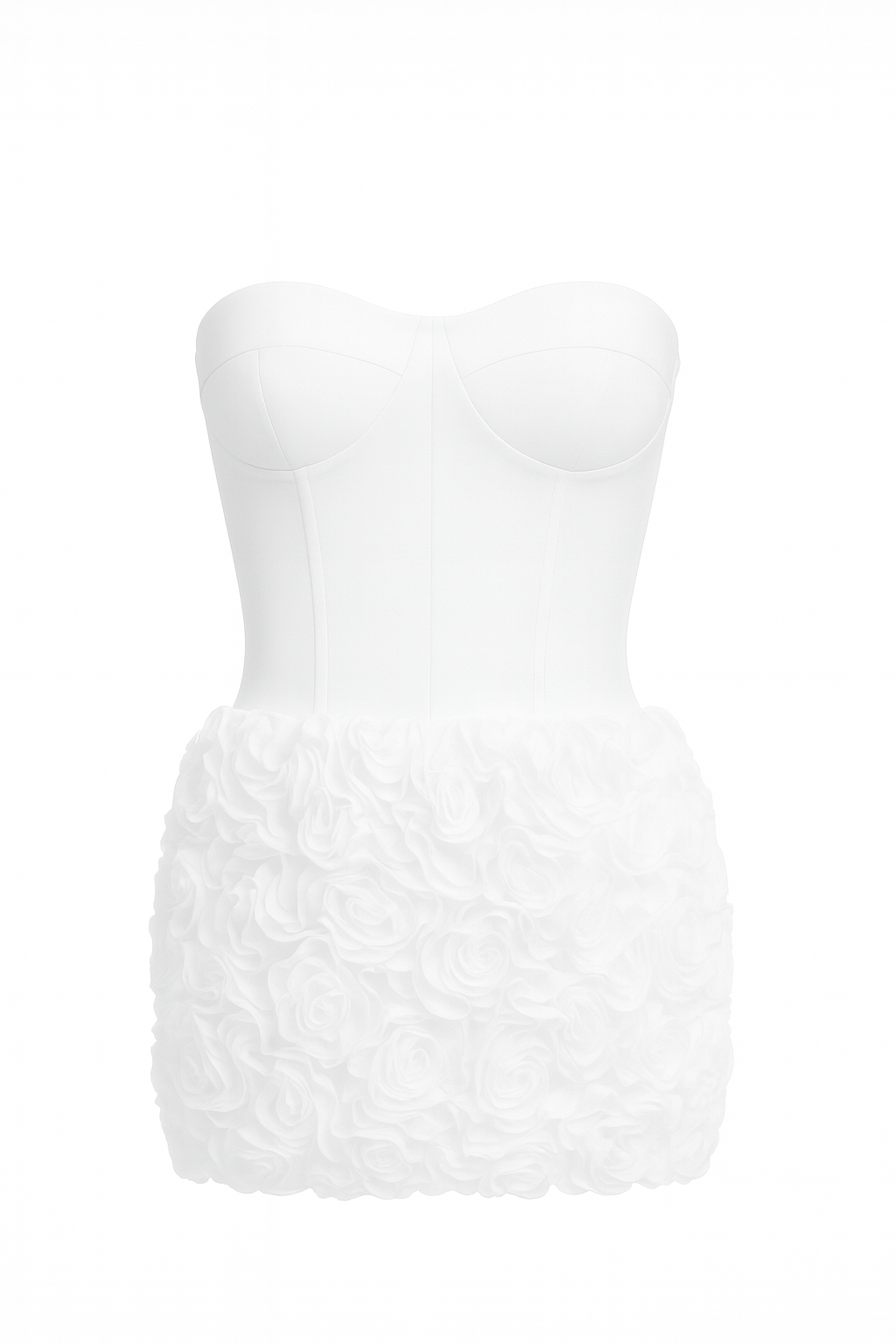 The Valencia Corset Strapless  Mini Dress