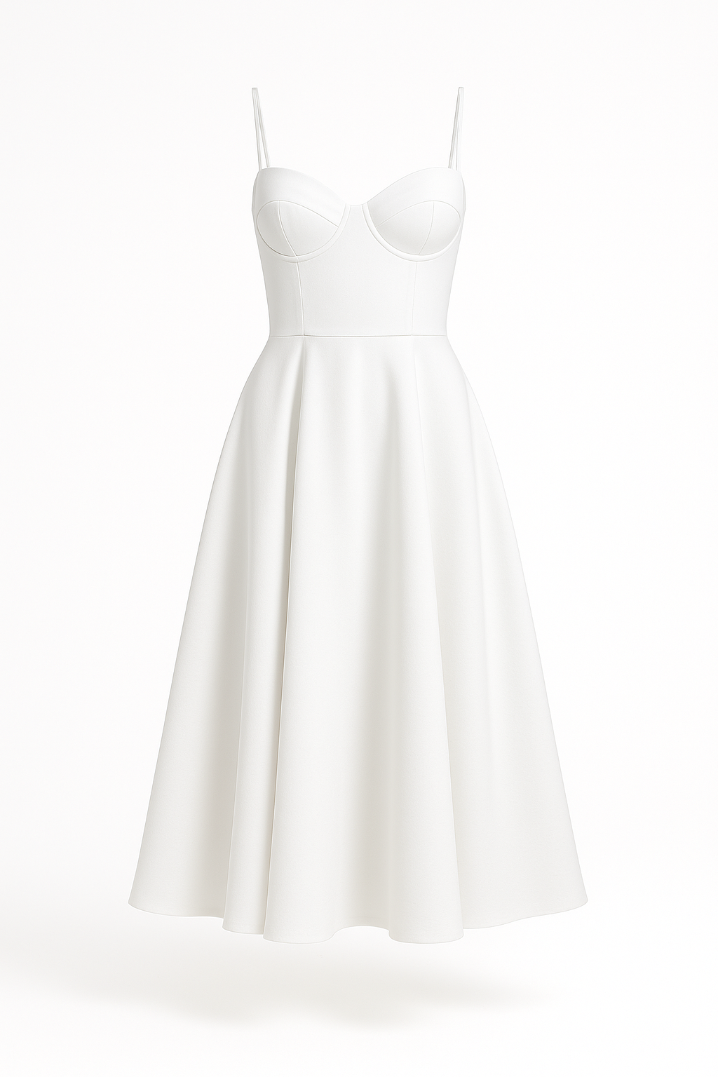 The Ella Sweetheart Midi Gown