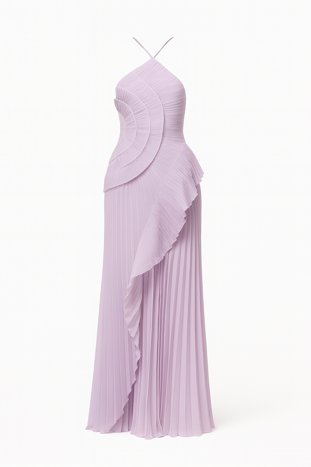 Faye Ruffled Irregular Dress