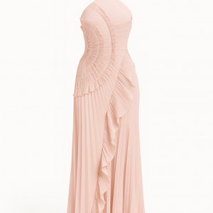 Faye Ruffled Irregular Dress