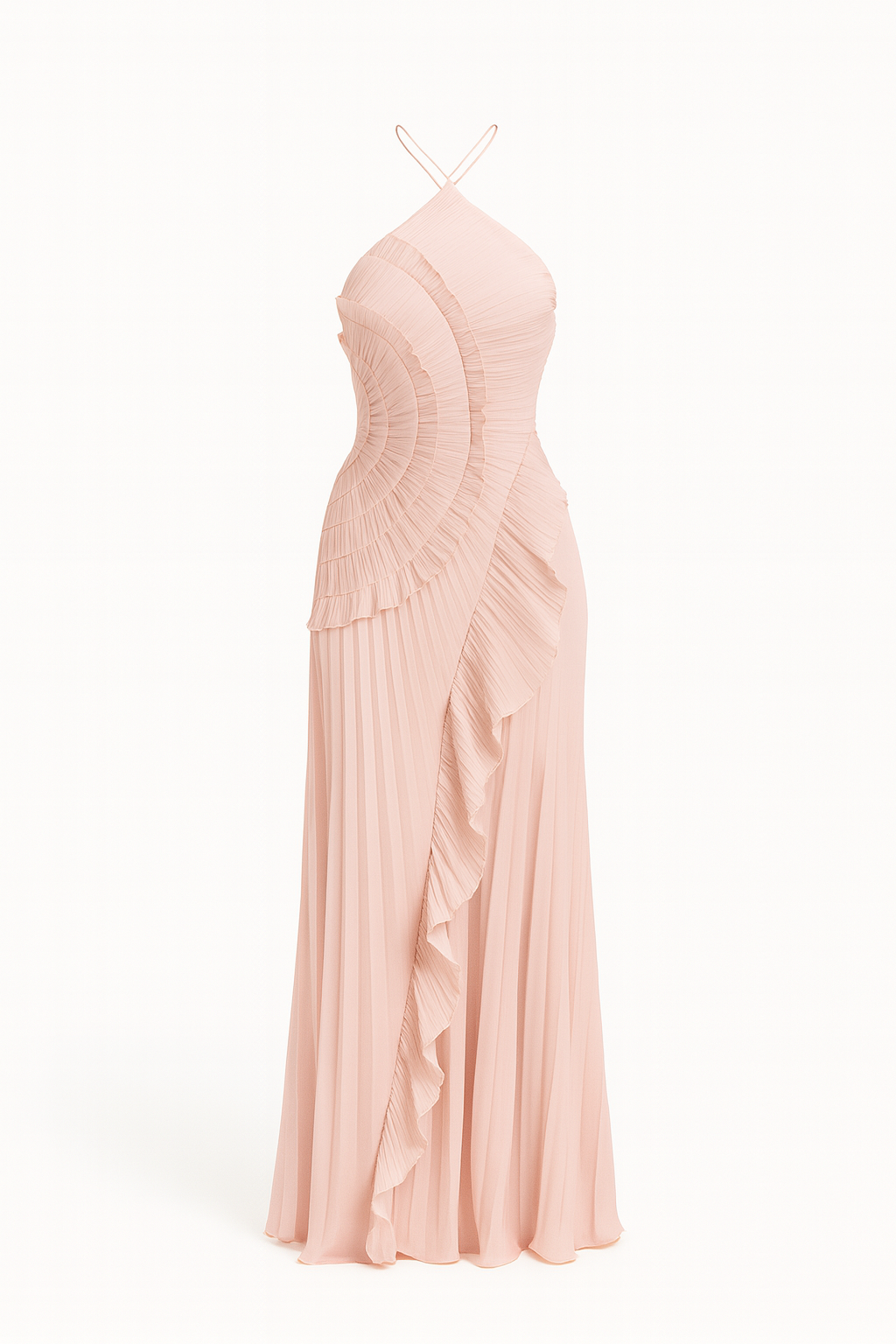 Faye Ruffled Irregular Dress