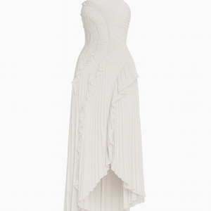Faye Ruffled Irregular Dress