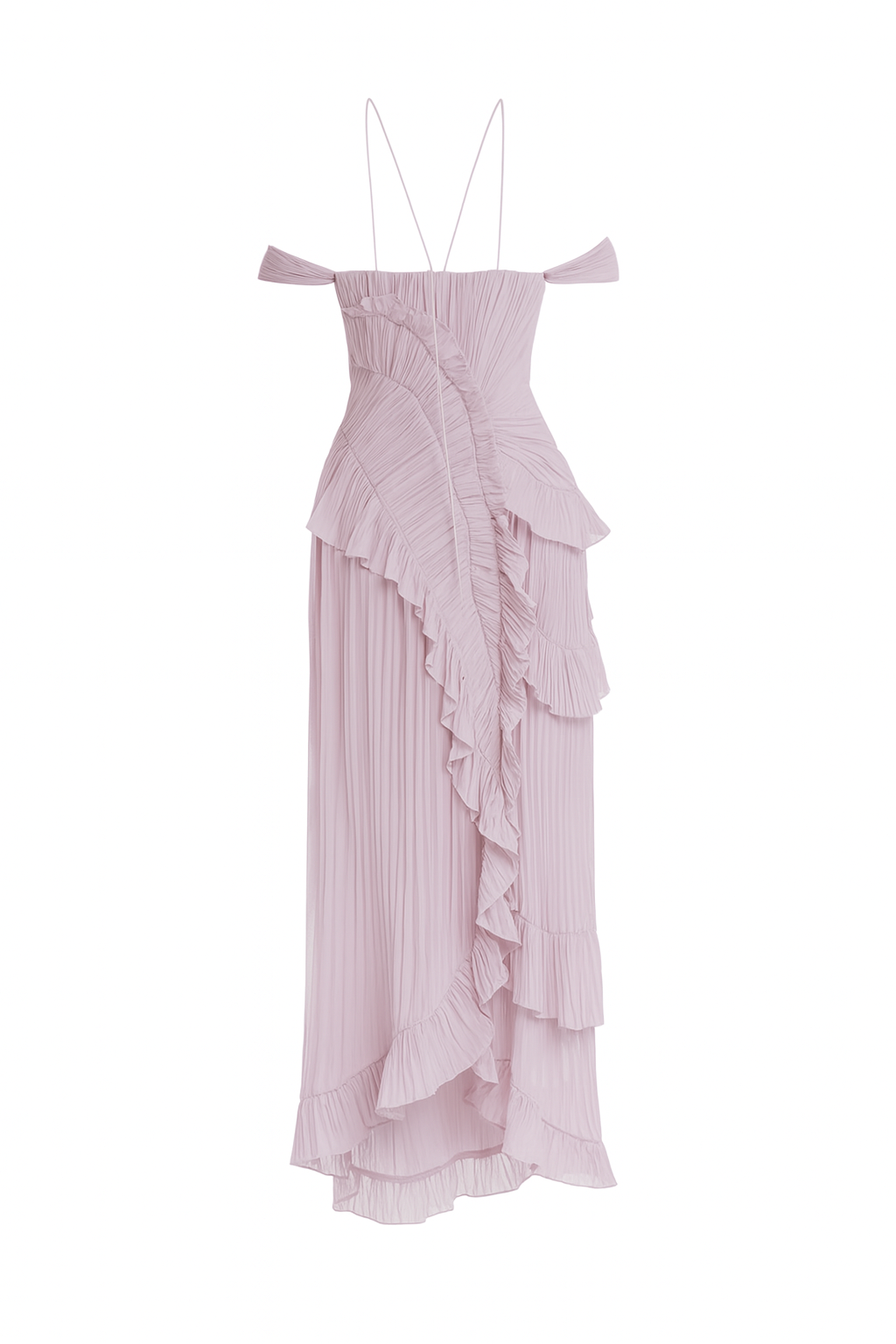 Faye Ruffled Irregular Dress