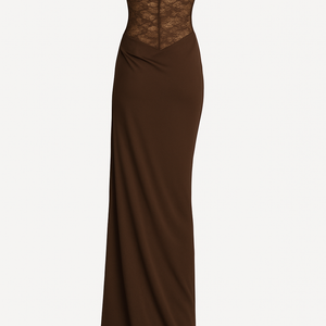 THE VESPER SHEER LACE MAXI