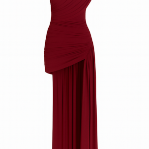THE ALESSIA DRAPED ASYMMETRIC MINI