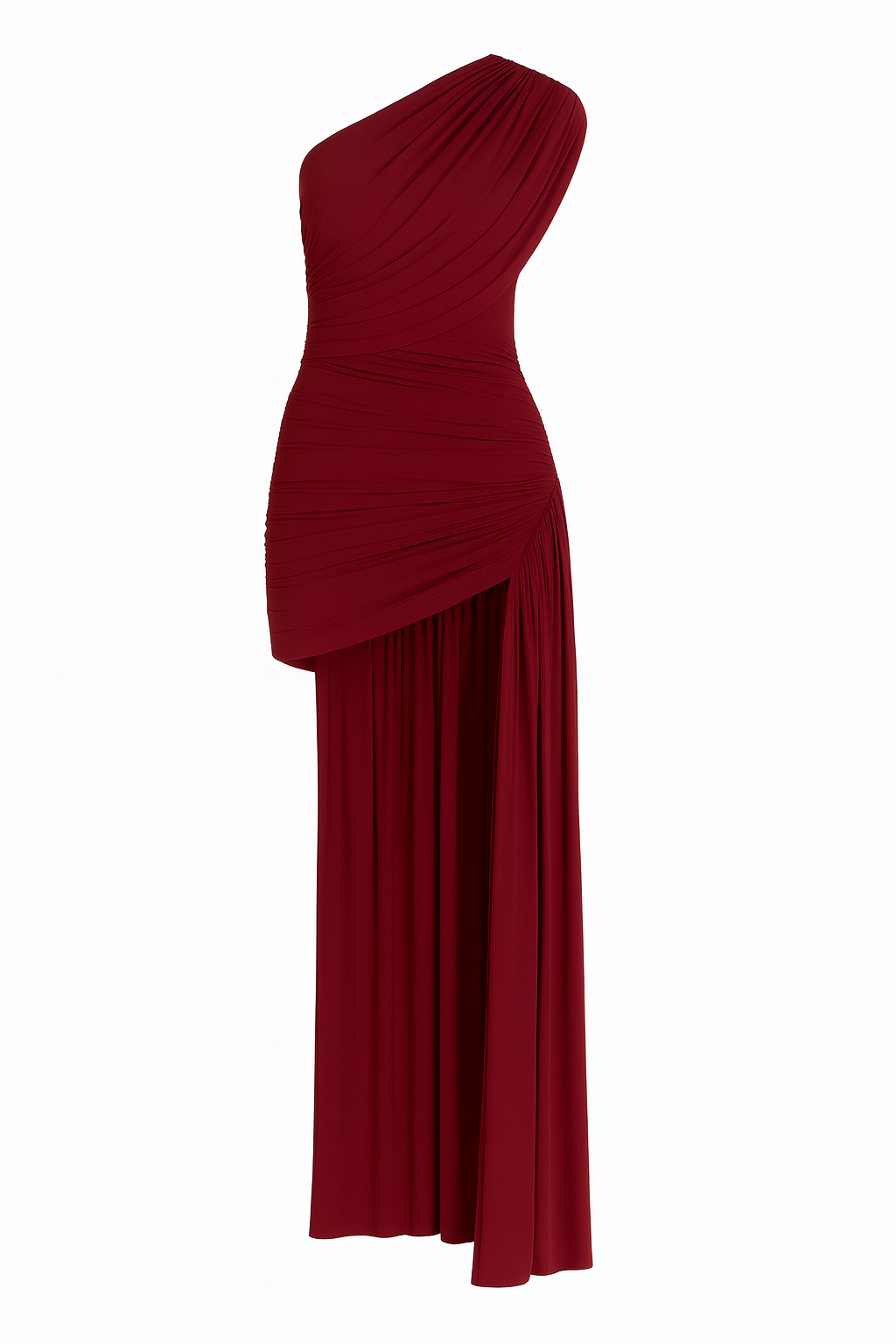 THE ALESSIA DRAPED ASYMMETRIC MINI
