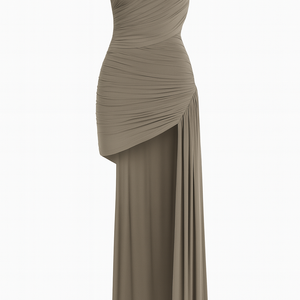 THE ALESSIA DRAPED ASYMMETRIC MINI
