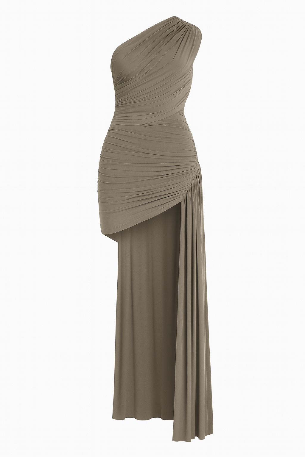 THE ALESSIA DRAPED ASYMMETRIC MINI