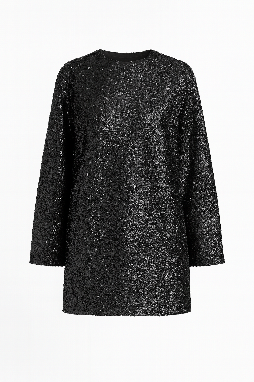 The “Elena” Sequined Bow-Back Mini  Dress