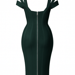 THE VERONA SCULPTED BANDAGE DRESS