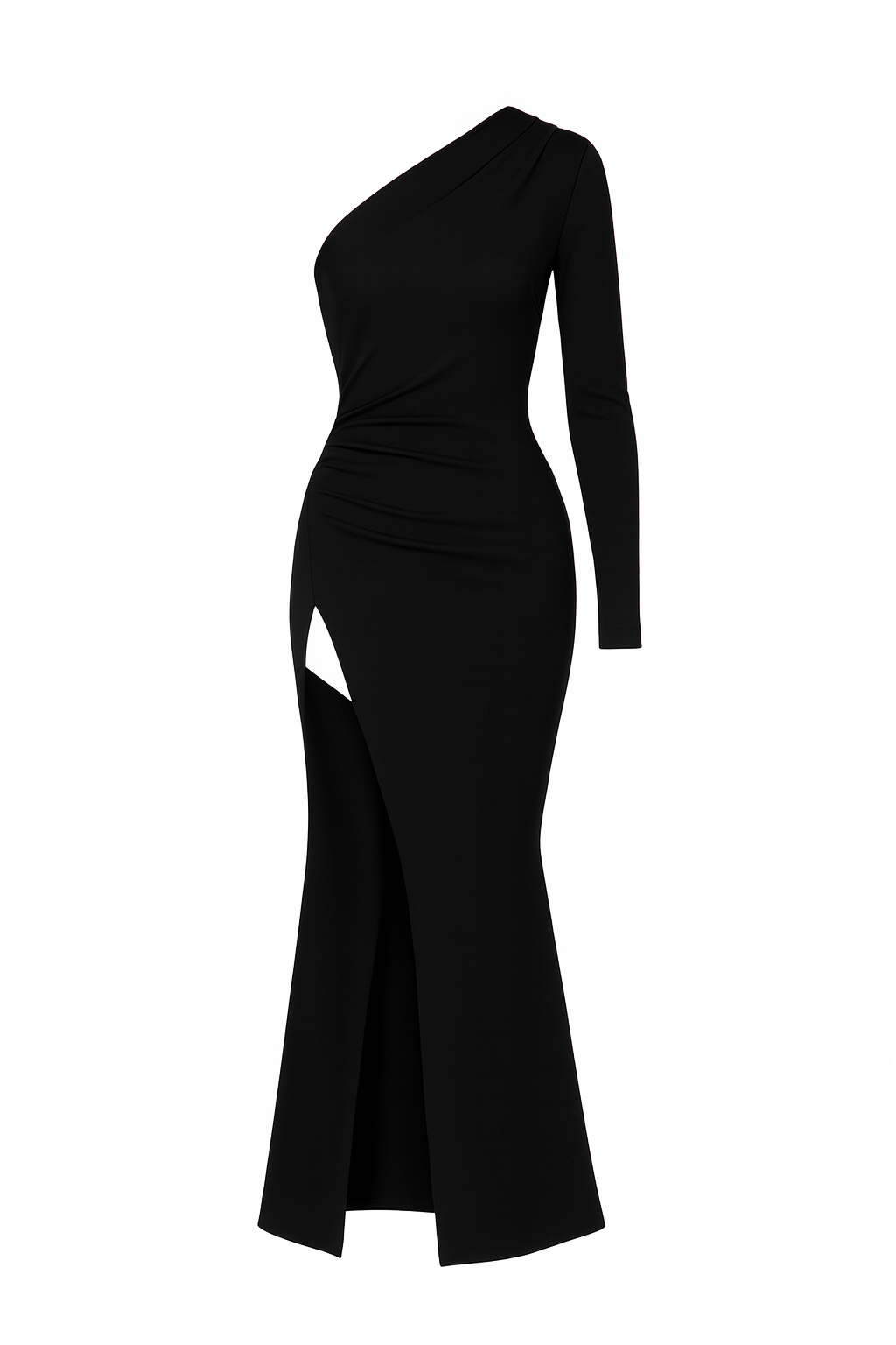 Nova One- Shoulder Knit Dress