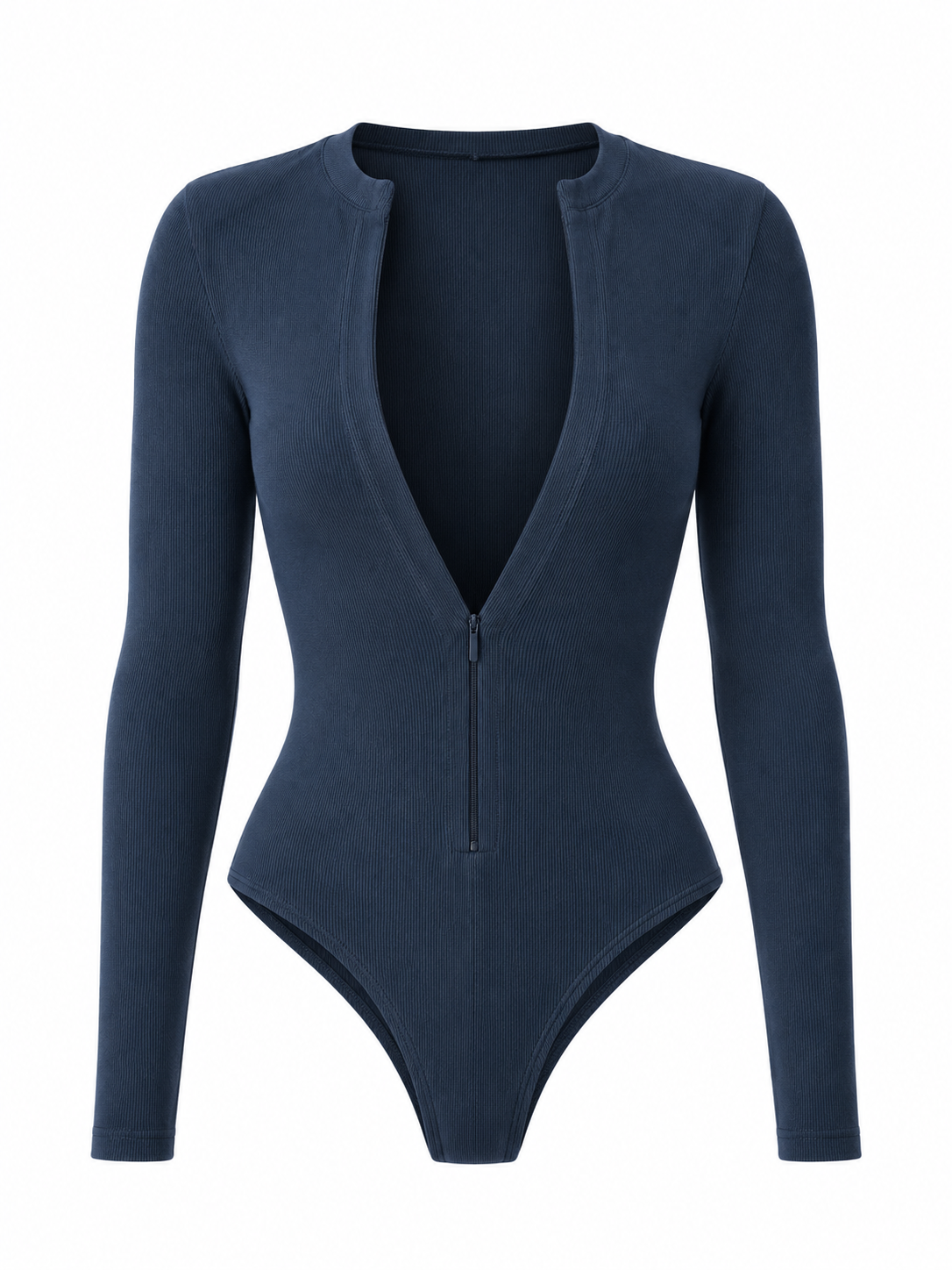 Sora Ribbed Zip Bodysuit