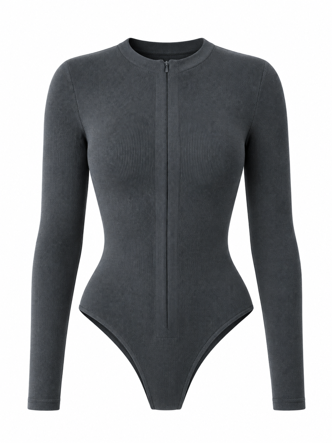 Sora Ribbed Zip Bodysuit