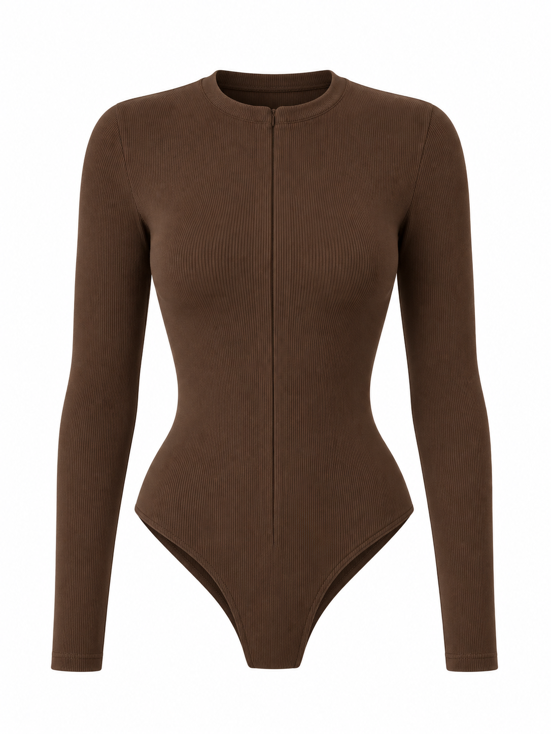 Sora Ribbed Zip Bodysuit