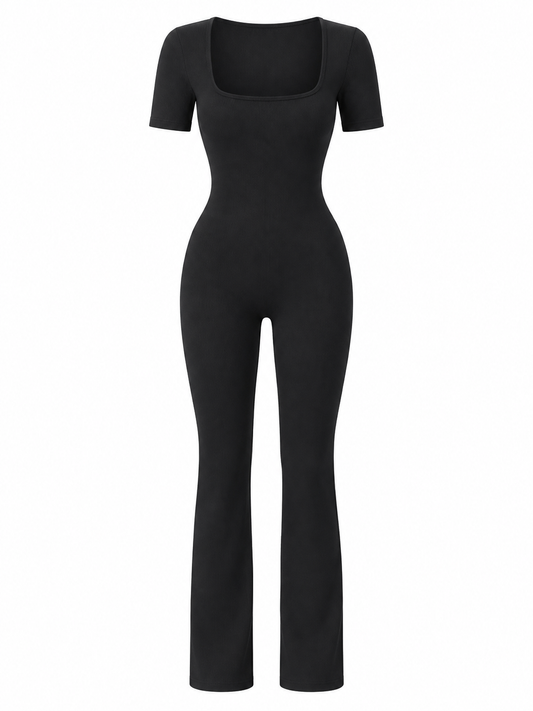 Amaya Open Back Flare Jumpsuit