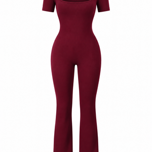 Amaya Open Back Flare Jumpsuit