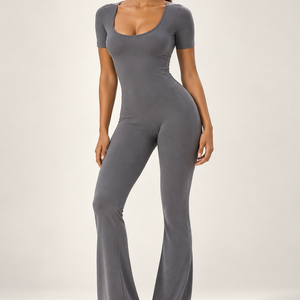 Amaya Open Back Flare Jumpsuit