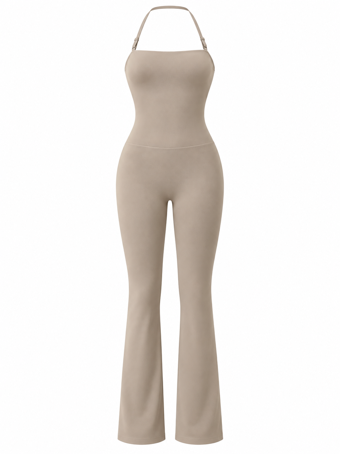 ARIA FLARE JUMPSUIT — Figurformender Bandeau-Einteiler