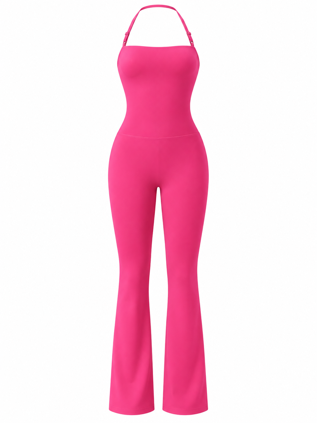 ARIA FLARE JUMPSUIT — Figurformender Bandeau-Einteiler