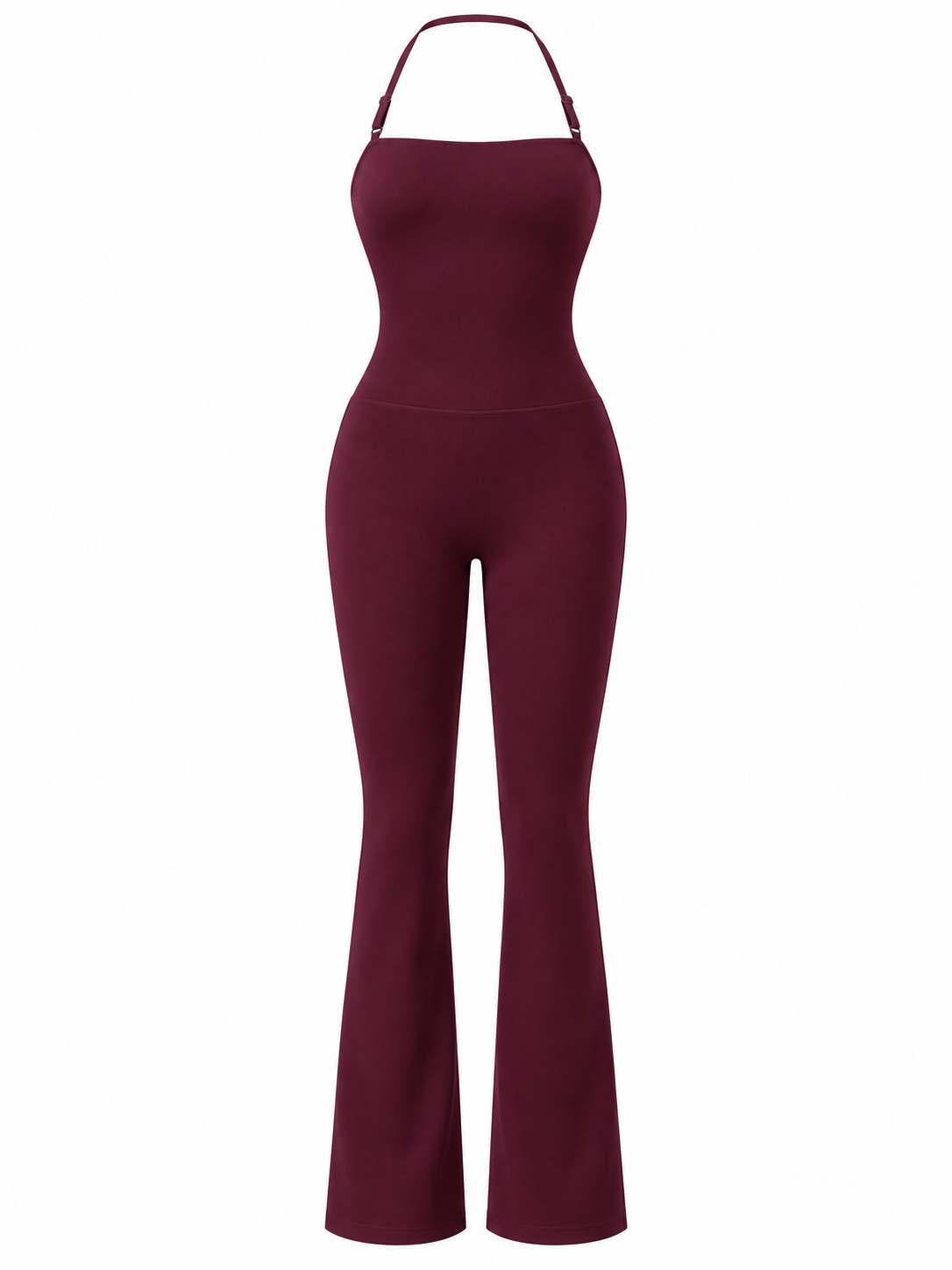 ARIA FLARE JUMPSUIT — Figurformender Bandeau-Einteiler