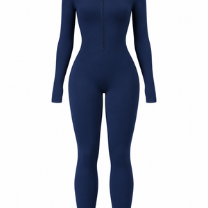 Winter Fleece-gefütterter Yoga-Overall Langarm Warm