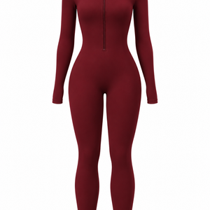 Winter Fleece-gefütterter Yoga-Overall Langarm Warm