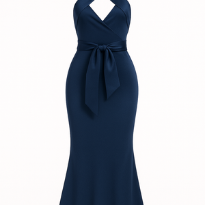 The Jolie Halter Backless Maxi