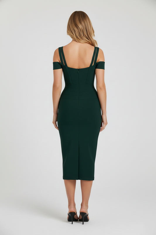 THE VERONA SCULPTED BANDAGE DRESS