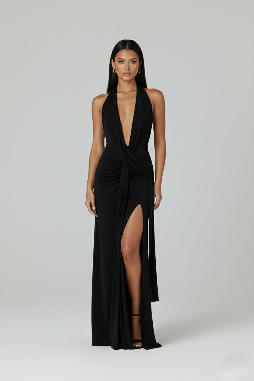 Athena Draped Gown